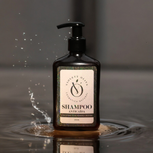shampoo anticaída Violett Olive Cosmética Natural Vegana y Orgánica
