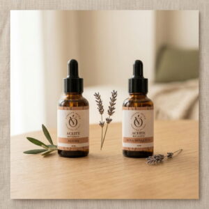 Dúo aceites botánicos Duo Aceites Botanicos Violett Olive Cosmetica Natural piel sensible