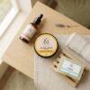 Rutina botánica dermatitis Violett Olive Cosmetica Natural piel sensible