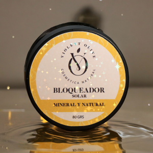 Bloqueador Solar Natural Violett Olive Cosmética Natural Vegana y Orgánica