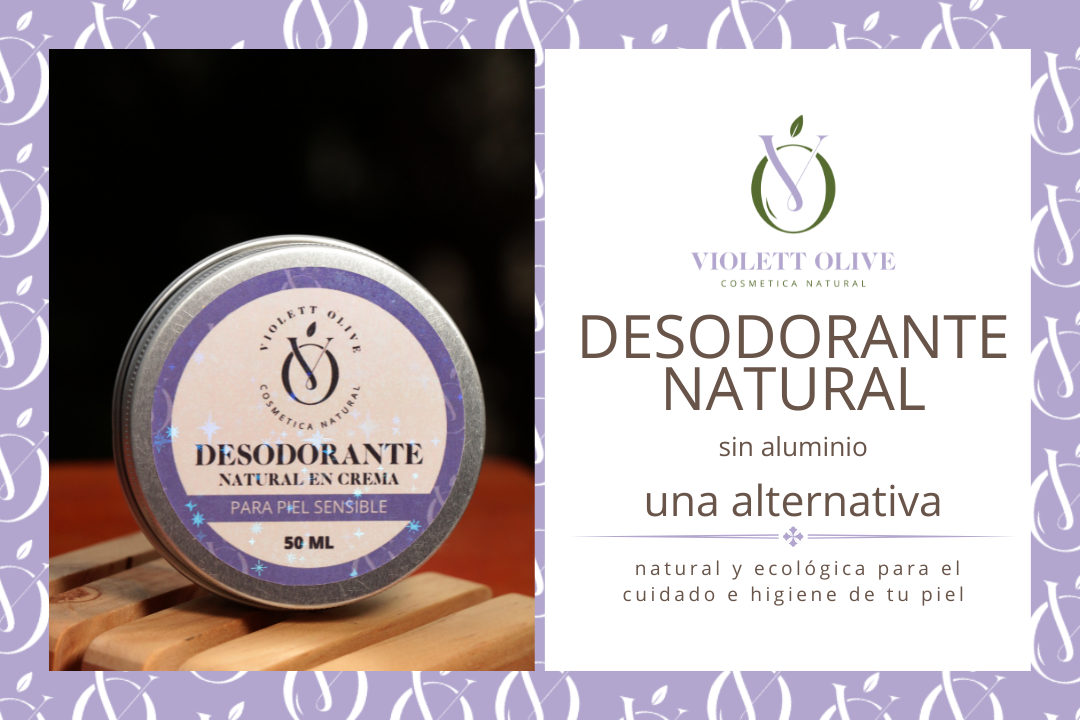 Desodorante natural Violett Olive