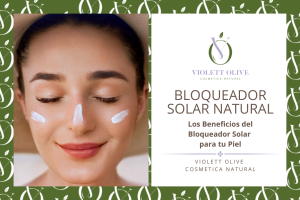 bloqueador solar natural Violett Olive Cosmética natural vegana y orgánica