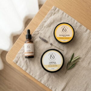 Rutina Veraniega Violett Olive Cosmetica Natural piel sensible