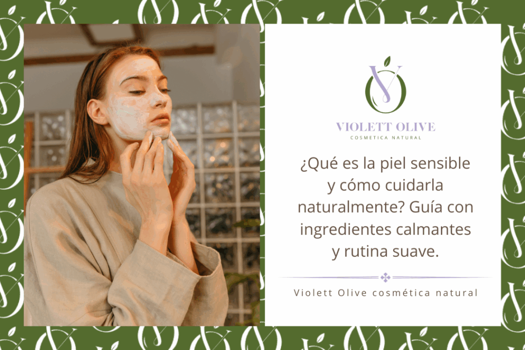 Piel Sensible Violett Olive cosmetica natural organica