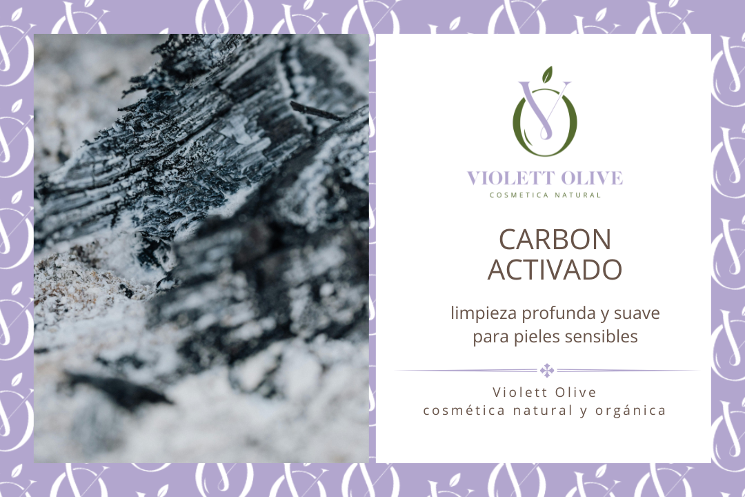 CARBON ACTIVADO VIOLETT OLIVE COSMETICA NATURAL Y ORGANICA