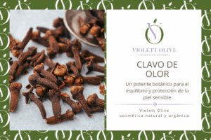 CLAVO DE OLOR VIOLETT OLIVE COSMETICA NATURAL Y ORGANICA