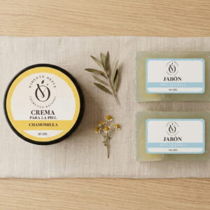 Kit piel sensible Violett Olive Cosmetica Natural piel sensible