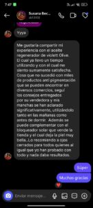 TESTIMONIO VIOLETT OLIVE COSMETICA NATURAL OPINIONES VIOLETT OLIVE