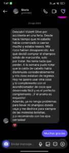 TESTIMONIO VIOLETT OLIVE COSMETICA NATURAL OPINIONES VIOLETT OLIVE