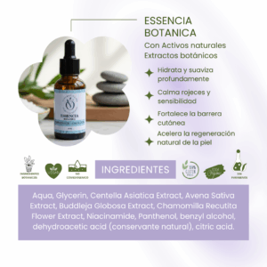Essencia Botánica Hidratante y Calmante violett olive cosmetica natural