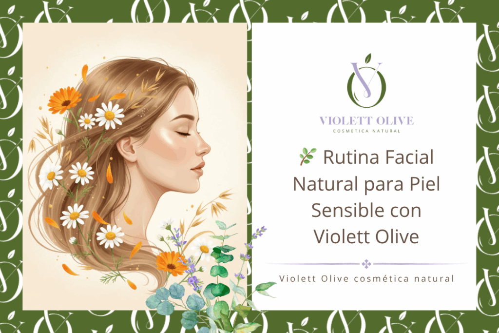 Blog Rutina Facial Natural para Piel Sensible con Violett Olive