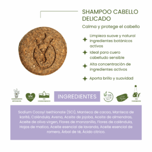 shampoo cabello delicado VIOLETT OLIVE COSMETICA NATURAL PARA PIEL SENSIBLE