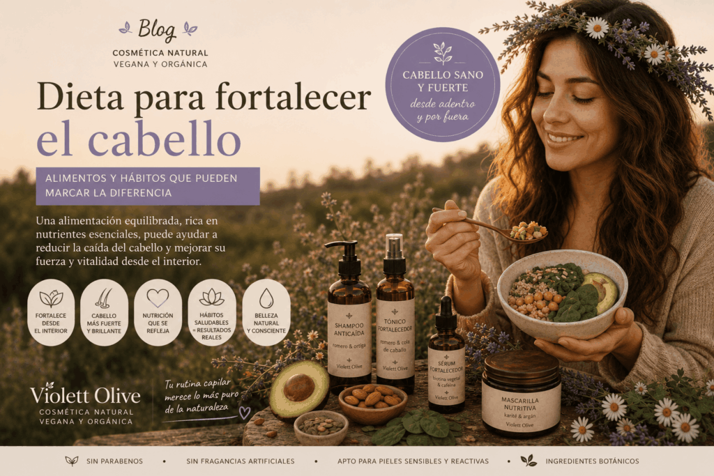 Dieta natural para fortalecer el cabello cosmética natural