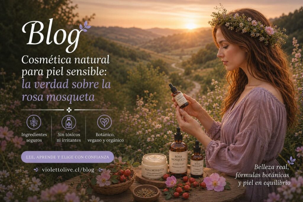 Rosa Mosqueta cosmética piel sensible cosmética natural