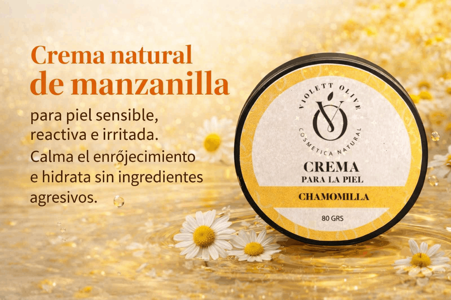 Crema Manzanilla Piel Sensible