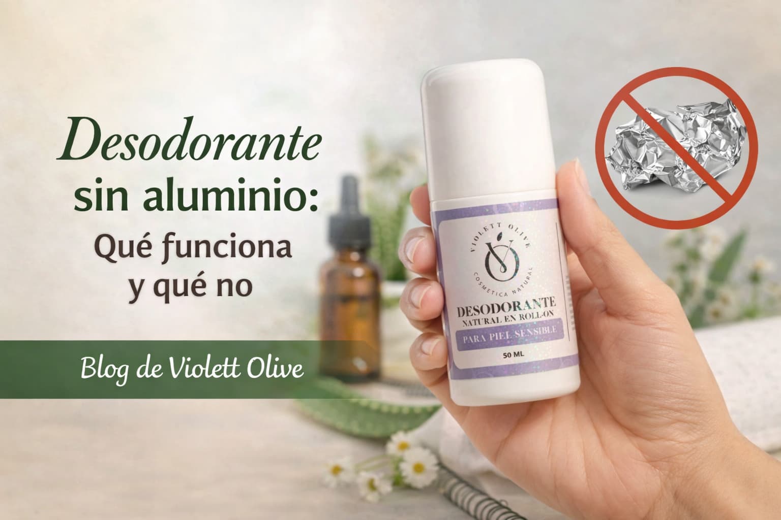 Desodorante sin aluminio