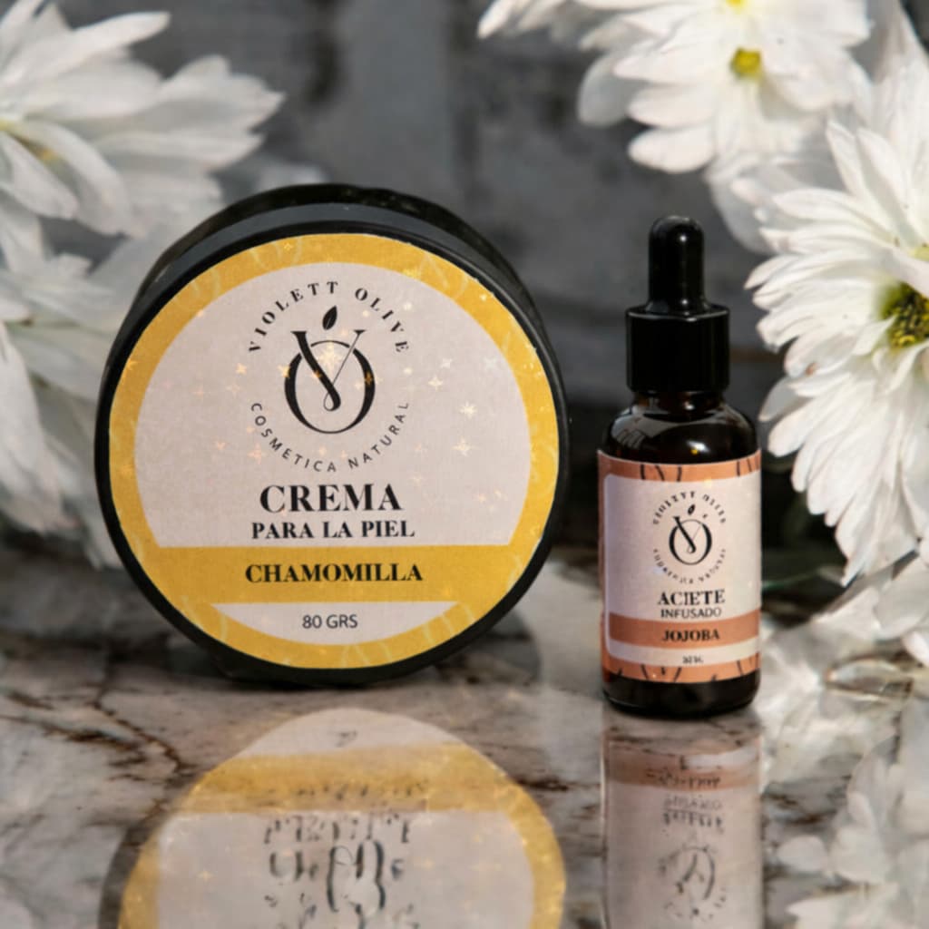 kit dermo balance violett olive cosmetica natural para piel sensible