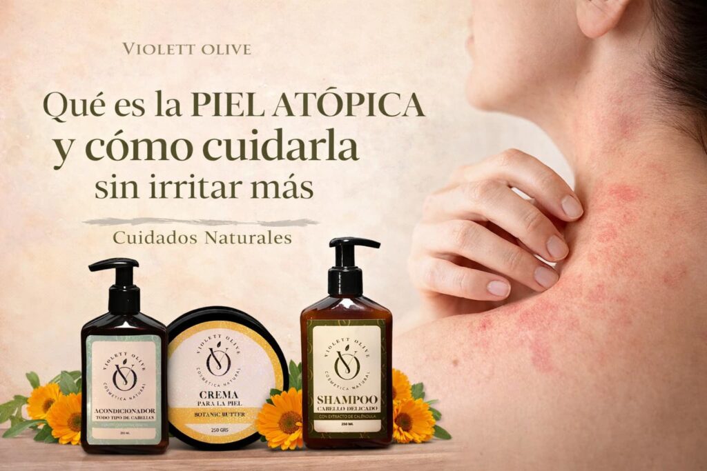 Blog Violett Olive cosmética natural Qué es la piel atópica y cómo cuidarla
