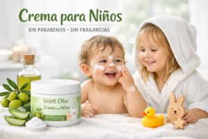 Cosmética natural niños Blog Crema sin Parabenos ni Fragancias para Niños: Cuidado Seguro para Pieles Sensibles cosmetica natural
