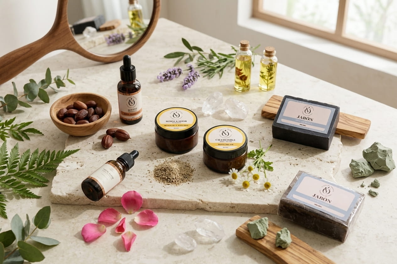 Cuidado Facial Violett Olive para piel sensible