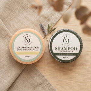 Kit CAbello Graso Violett Olive Cosmetica Natural piel sensible