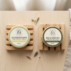 Kit Cabello Delicado Violett Olive Cosmetica Natural piel sensible