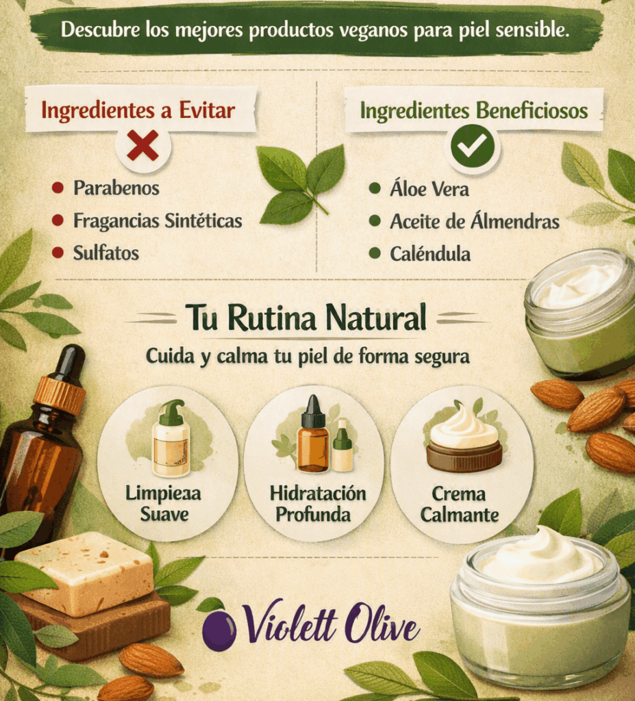 Productos Veganos Sensibles violett olive cosmetica natural