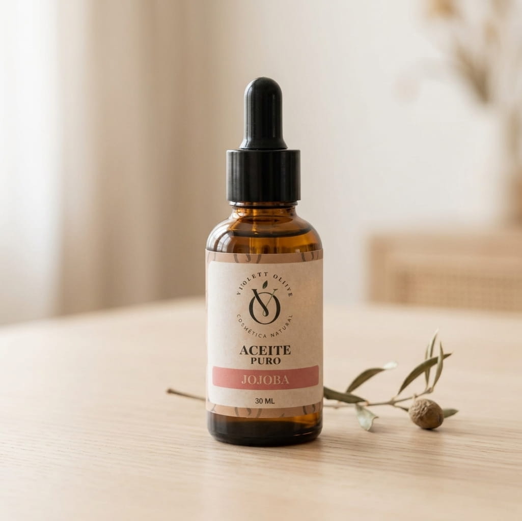 aceite puro jojoba Violett Olive Cosmetica Natural piel sensible