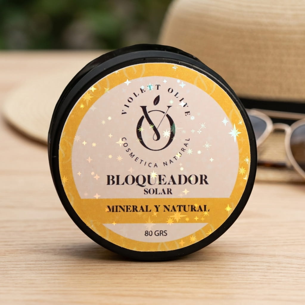 bloqueador solar Violett Olive Cosmetica Natural piel sensible