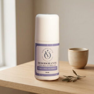 desodorante naturall rollon Violett Olive Cosmetica Natural piel sensible
