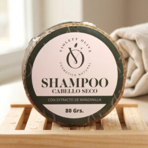 shampoo cabello seco barra Violett Olive Cosmetica Natural piel sensible