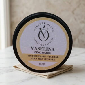 vaselina zinc oxide Violett Olive Cosmetica Natural piel sensible
