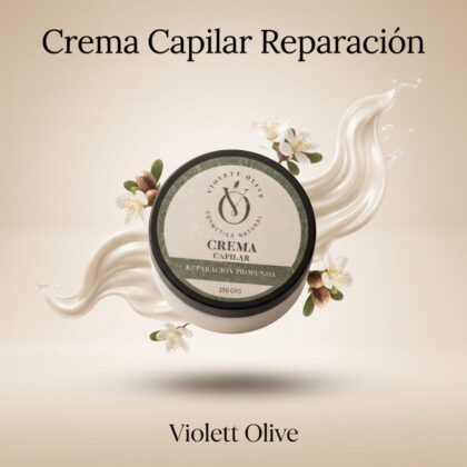 Crema capilar reparacion Violett Olive cosmetica natural
