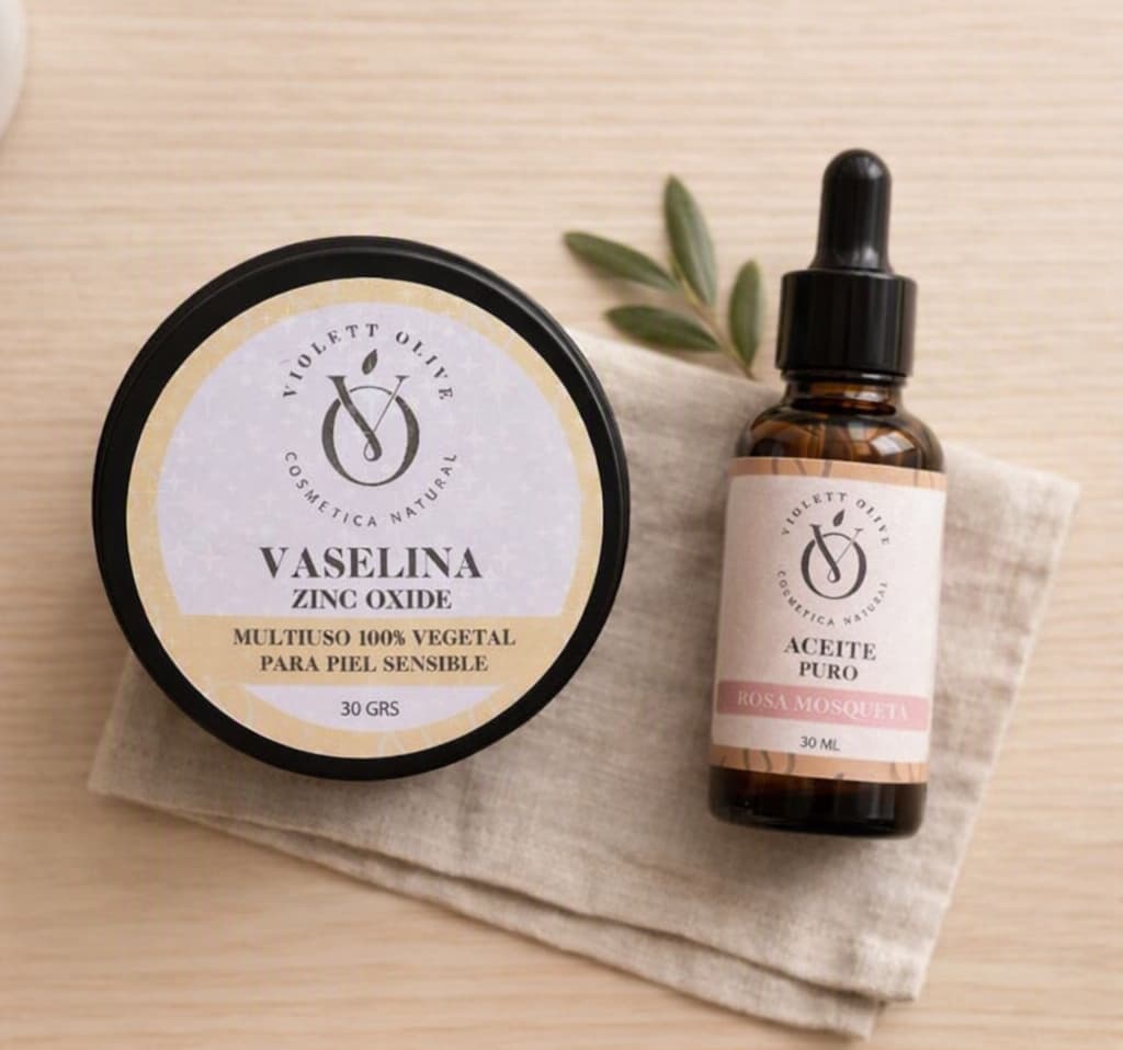 Dúo Corporal Reparador Violett Olive cosmetica natural