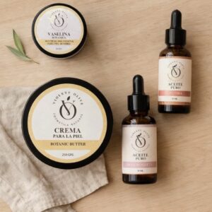 Kit Sin Fragancias Botánico Violett Olive cosmetica natural