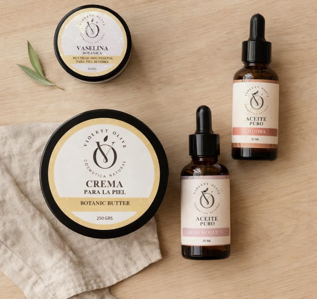 Kit Sin Fragancias Botánico Violett Olive cosmetica natural