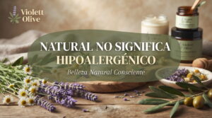Blog Natural no es hipoalergénico violett olive cosmetica natural