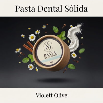 Pasta dental solida violett olive cosmetica natural