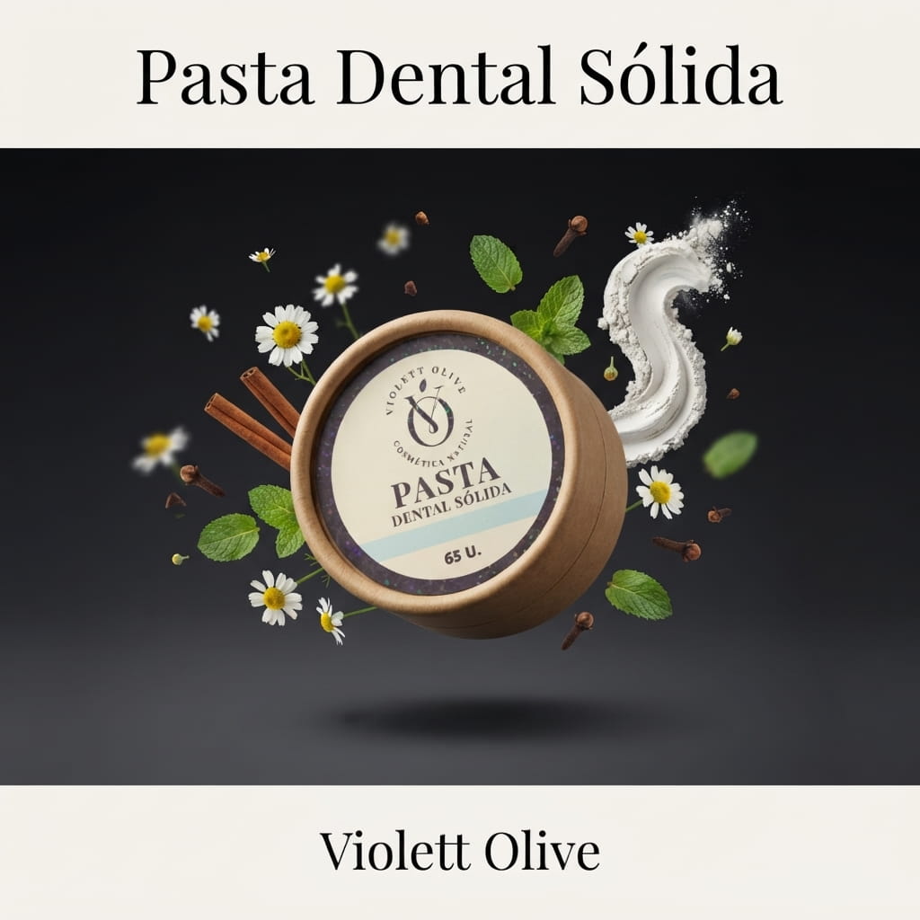 Pasta dental solida violett olive cosmetica natural