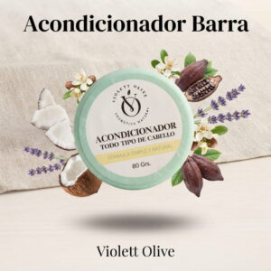 acondicionador barra violett olive cosmetica natrural