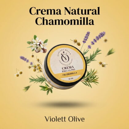 crema natural chamomilla violett olive cosmetica natrural